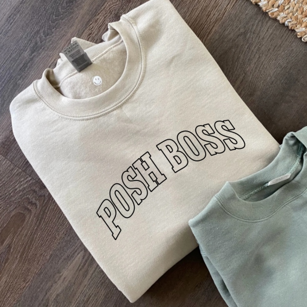 POSH BOSS | Crewneck Sweatshirt | Sand